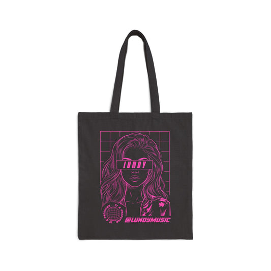 Tote Bag — "I Want Magic" Pink Aesthetic Canvas Tote -md