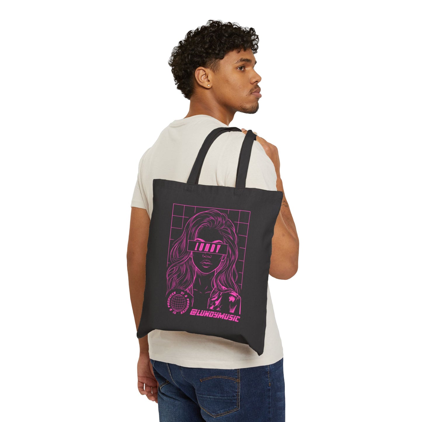 J.LUNDY Cotton Canvas Tote Bag