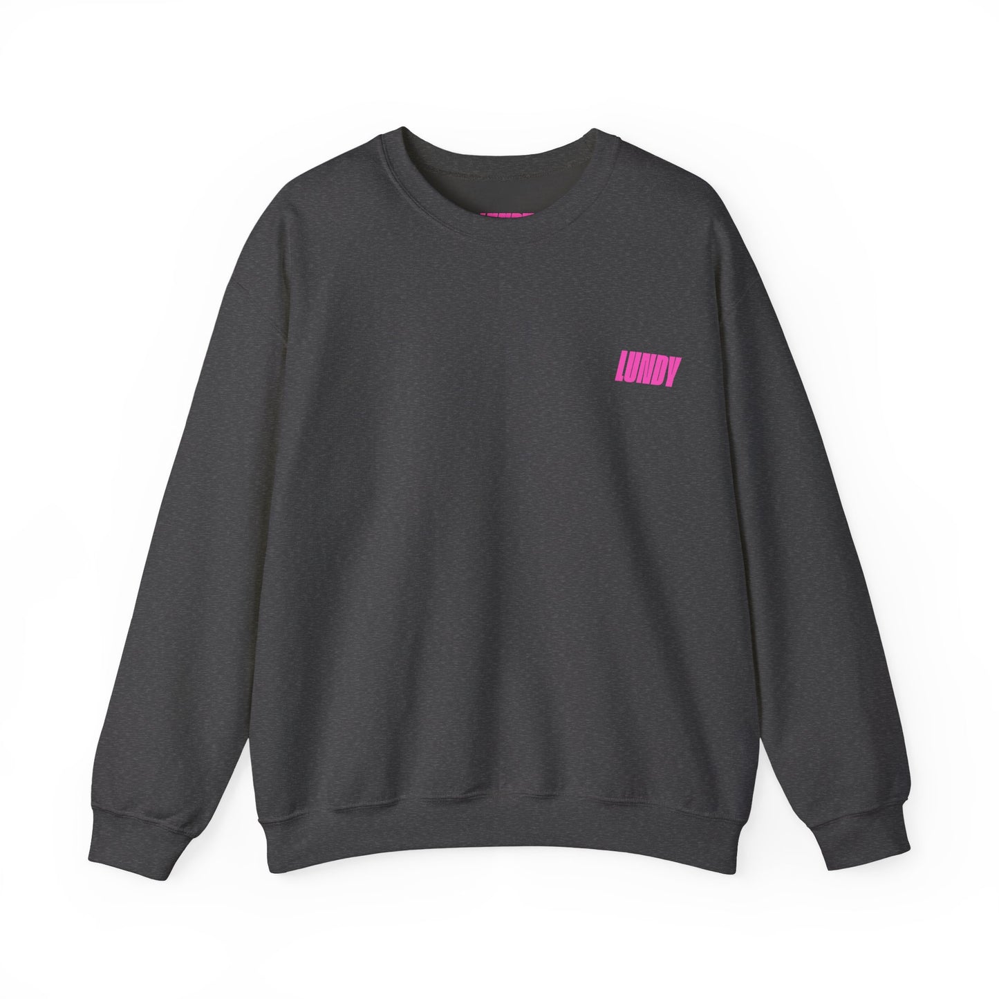 Crewneck Sweatshirt — Pink Retro Girl Graphic “F**k Normal I Want Magic” -md