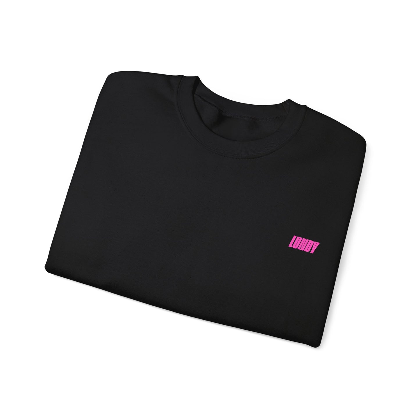Crewneck Sweatshirt — Pink Retro Girl Graphic “F**k Normal I Want Magic” -md