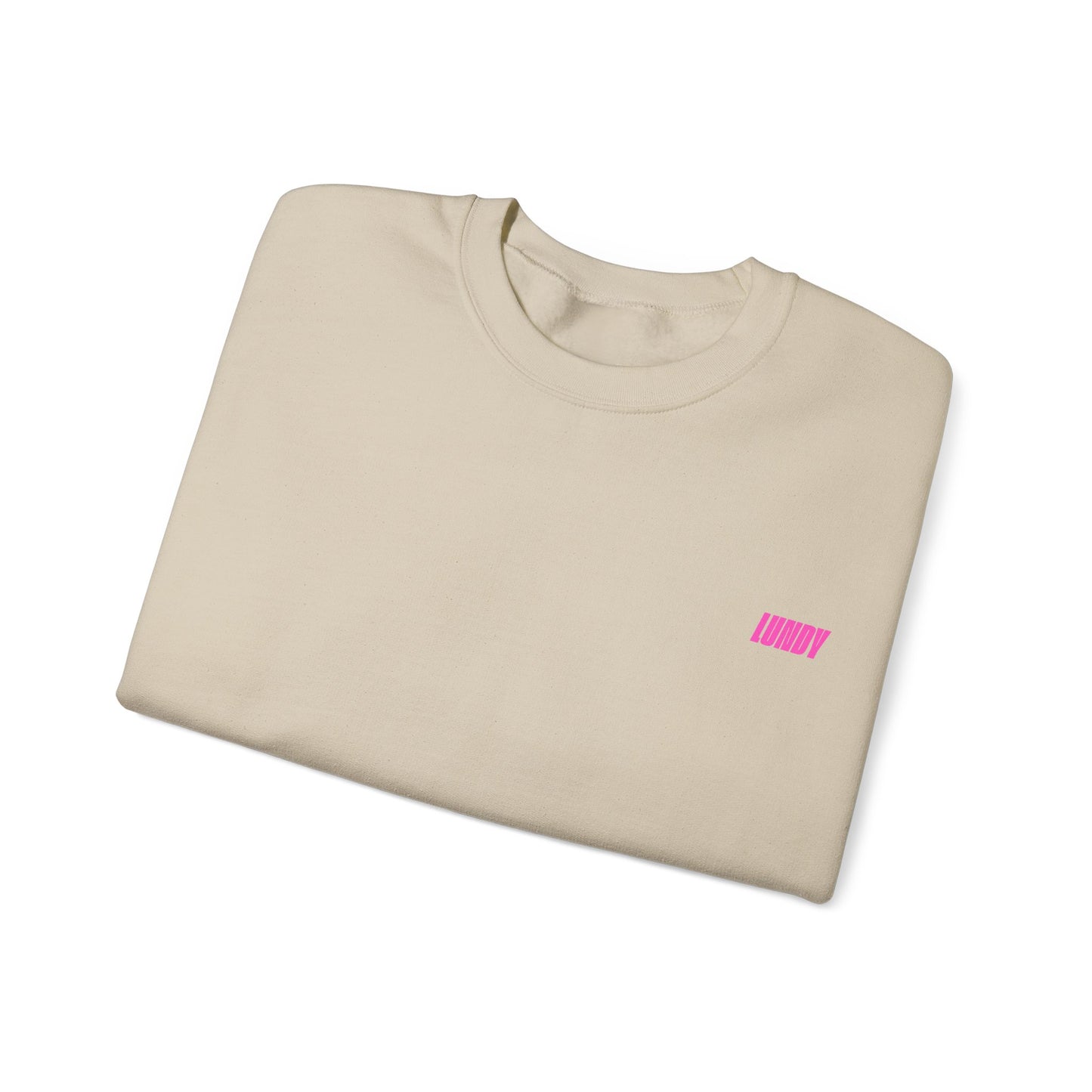 Crewneck Sweatshirt — Pink Retro Girl Graphic “F**k Normal I Want Magic” -md