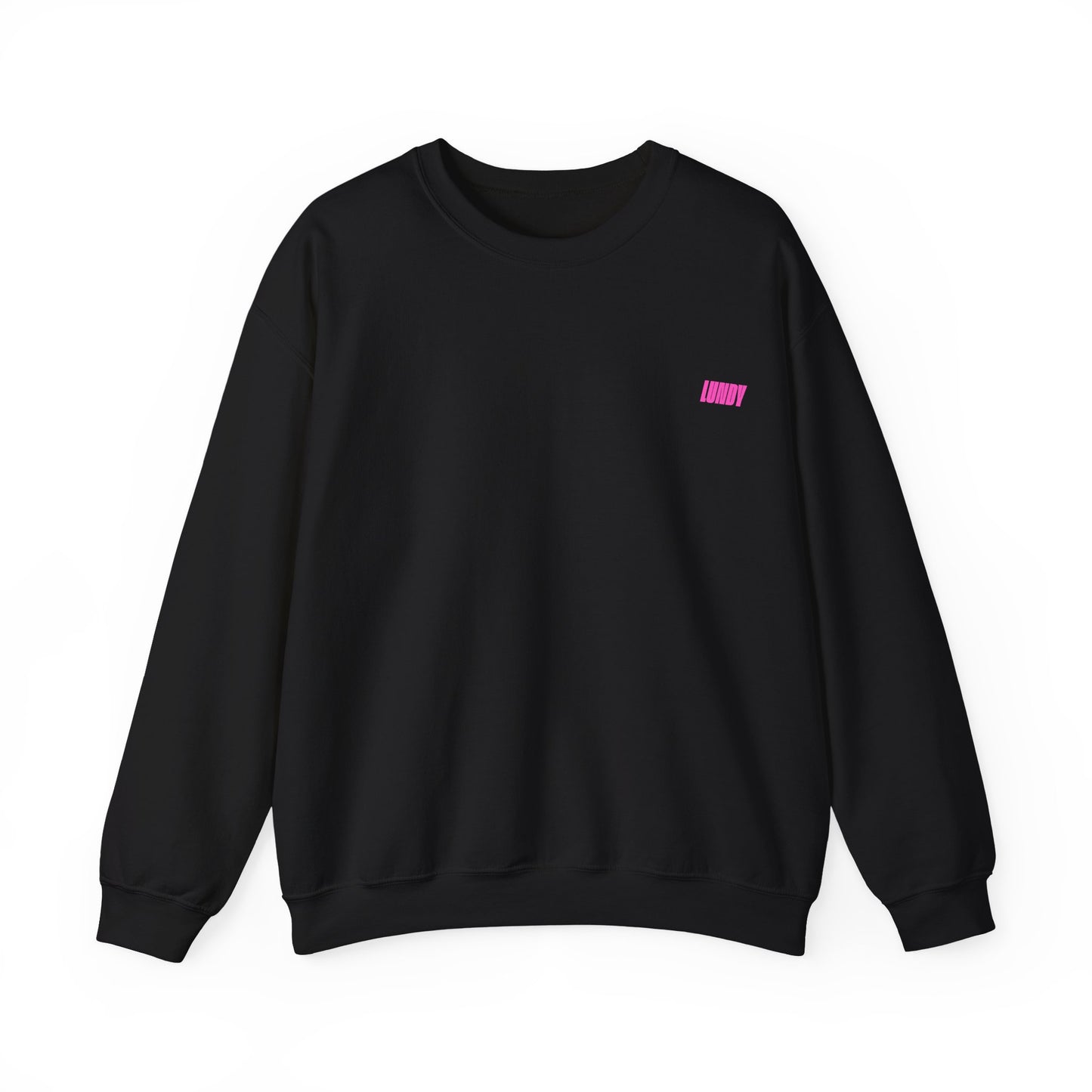 Crewneck Sweatshirt — Pink Retro Girl Graphic “F**k Normal I Want Magic” -md