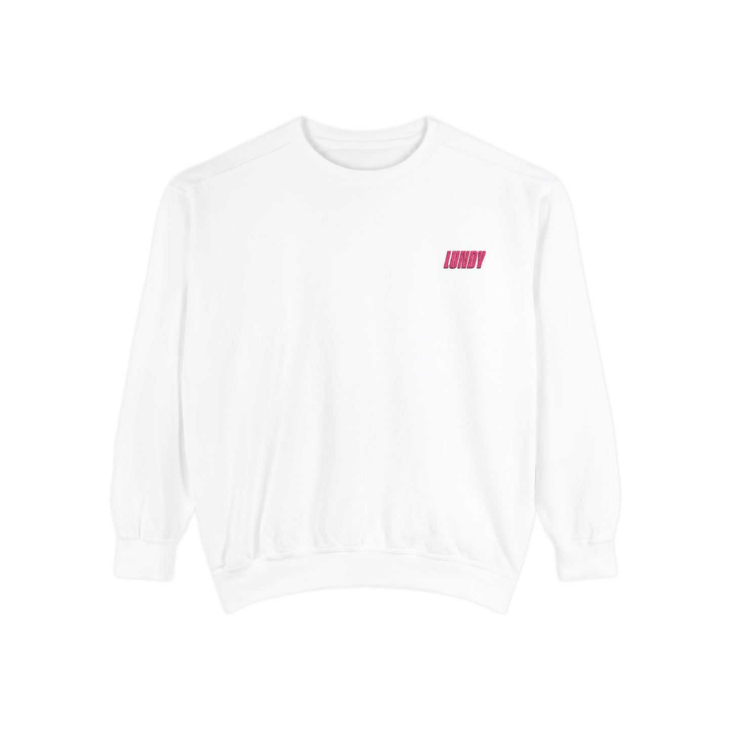 Embroidered LUNDY Minimal Crewneck Sweatshirt