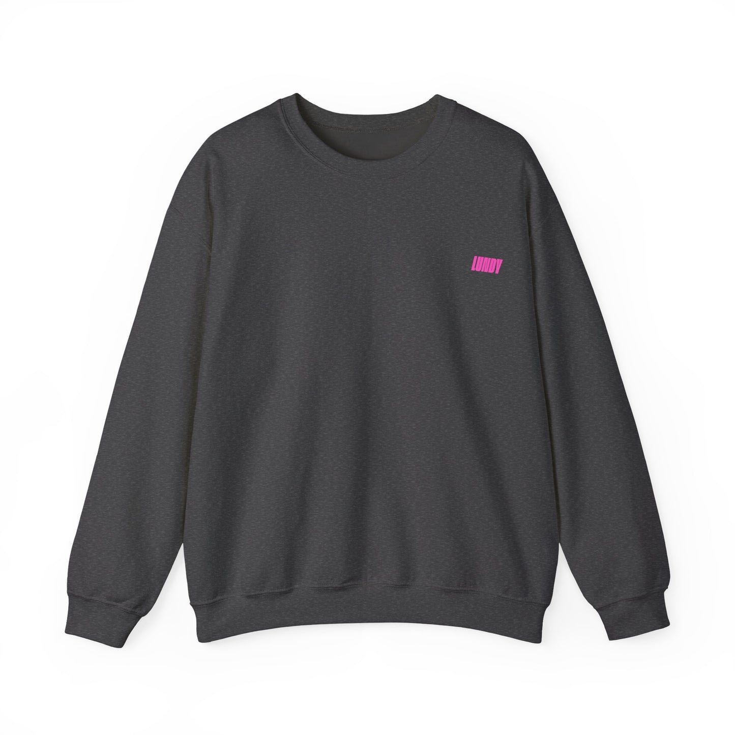 Crewneck Sweatshirt — Pink Retro Girl Graphic “F**k Normal I Want Magic” -md