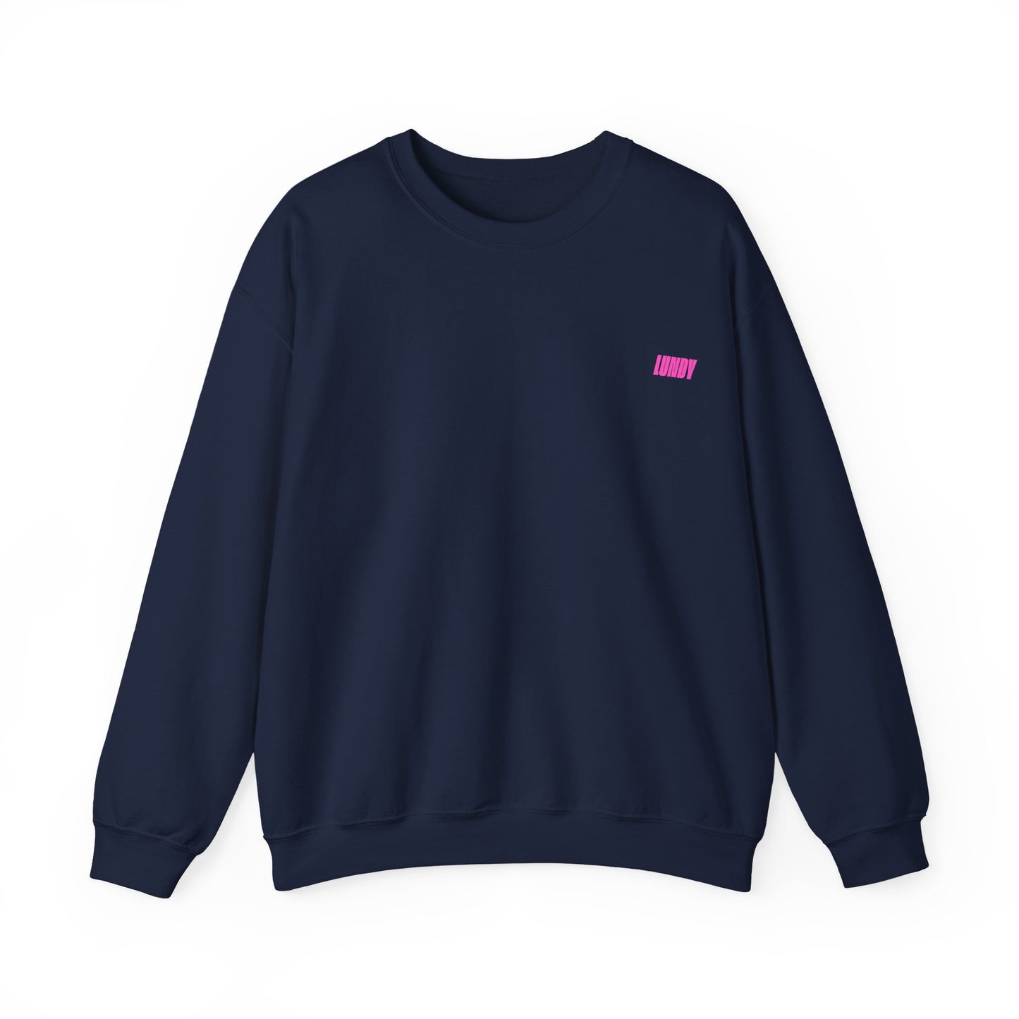 Crewneck Sweatshirt — Pink Retro Girl Graphic “F**k Normal I Want Magic” -md