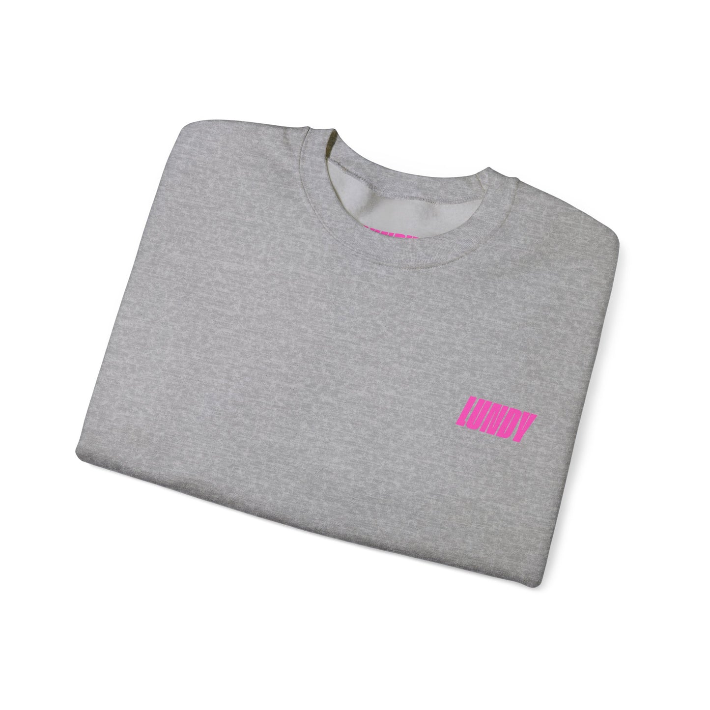 Crewneck Sweatshirt — Pink Retro Girl Graphic “F**k Normal I Want Magic” -md