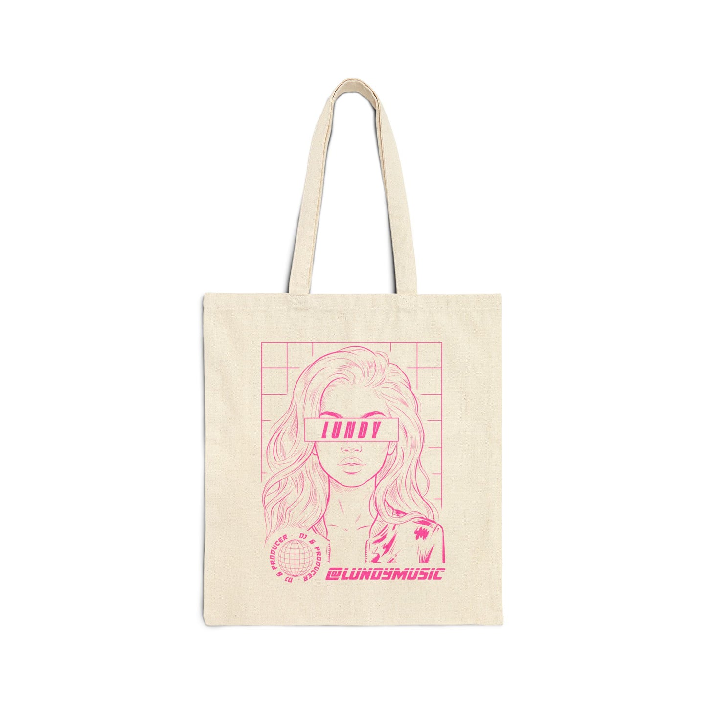 Tote Bag — "I Want Magic" Pink Aesthetic Canvas Tote -md