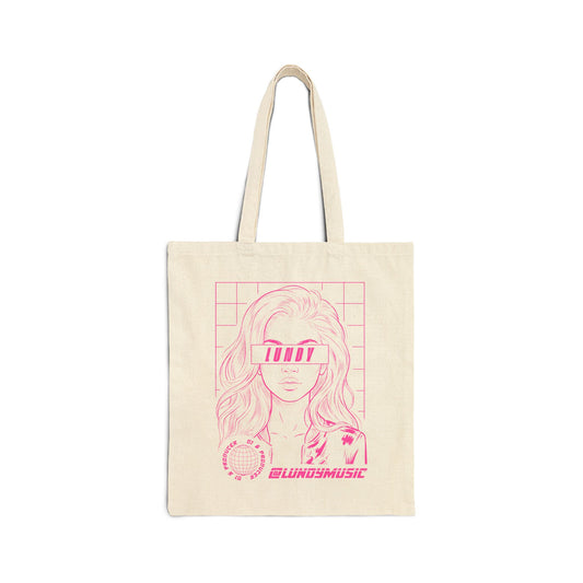Tote Bag — "I Want Magic" Pink Aesthetic Canvas Tote -md
