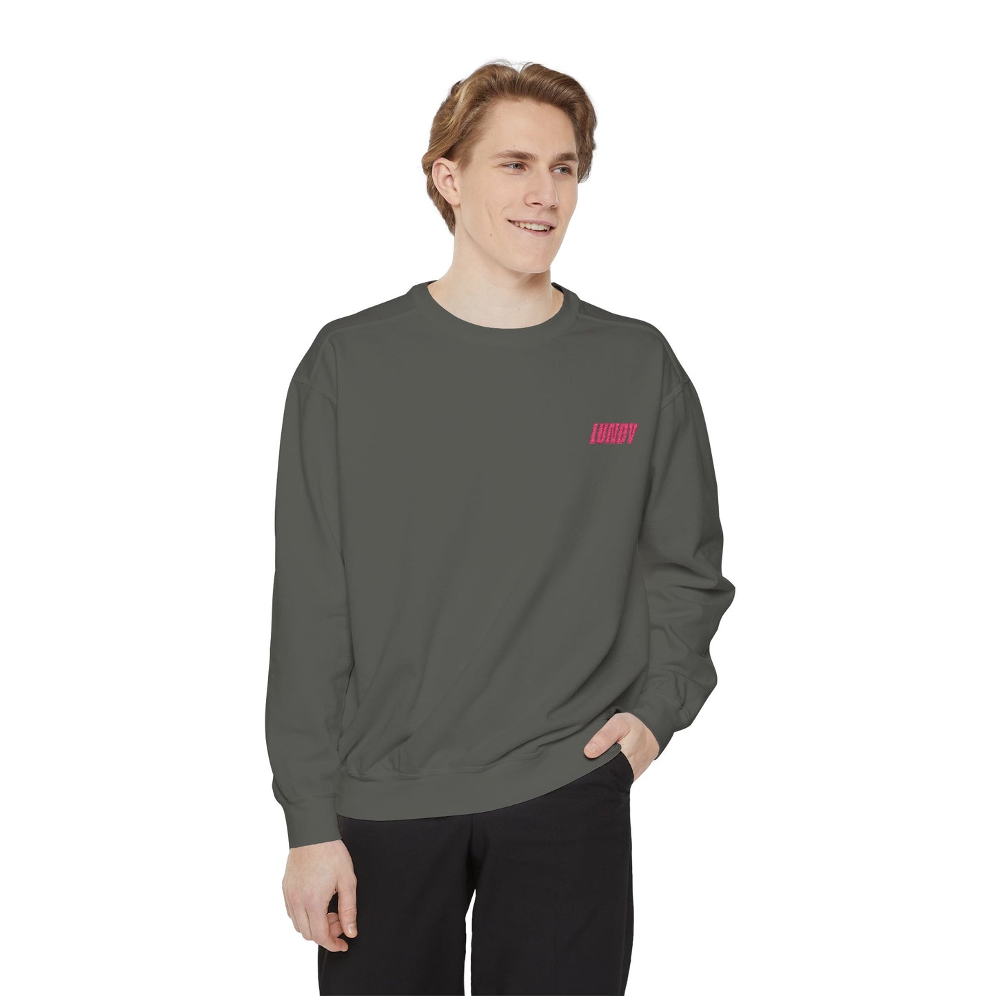 Embroidered LUNDY Minimal Crewneck Sweatshirt