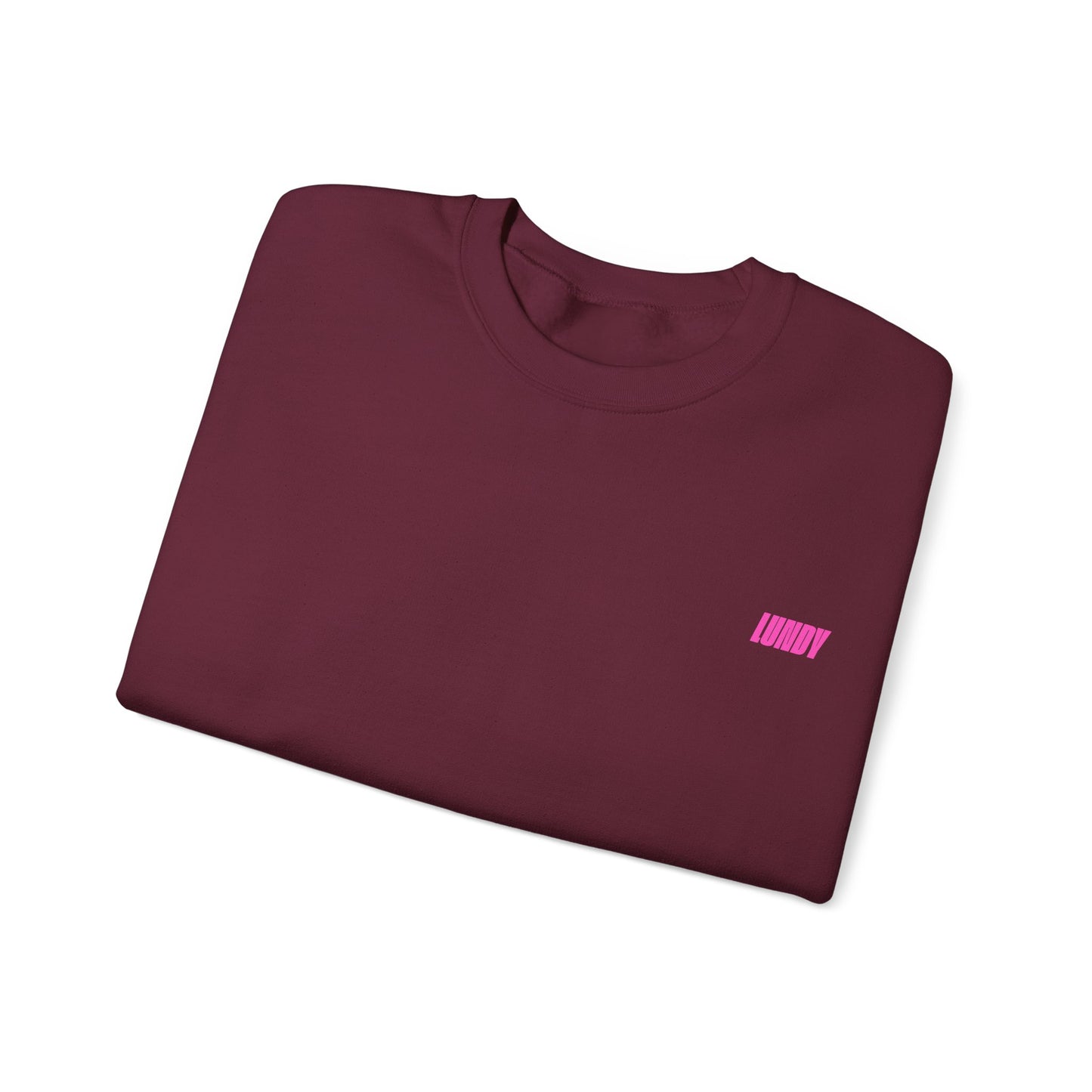 Crewneck Sweatshirt — Pink Retro Girl Graphic “F**k Normal I Want Magic” -md