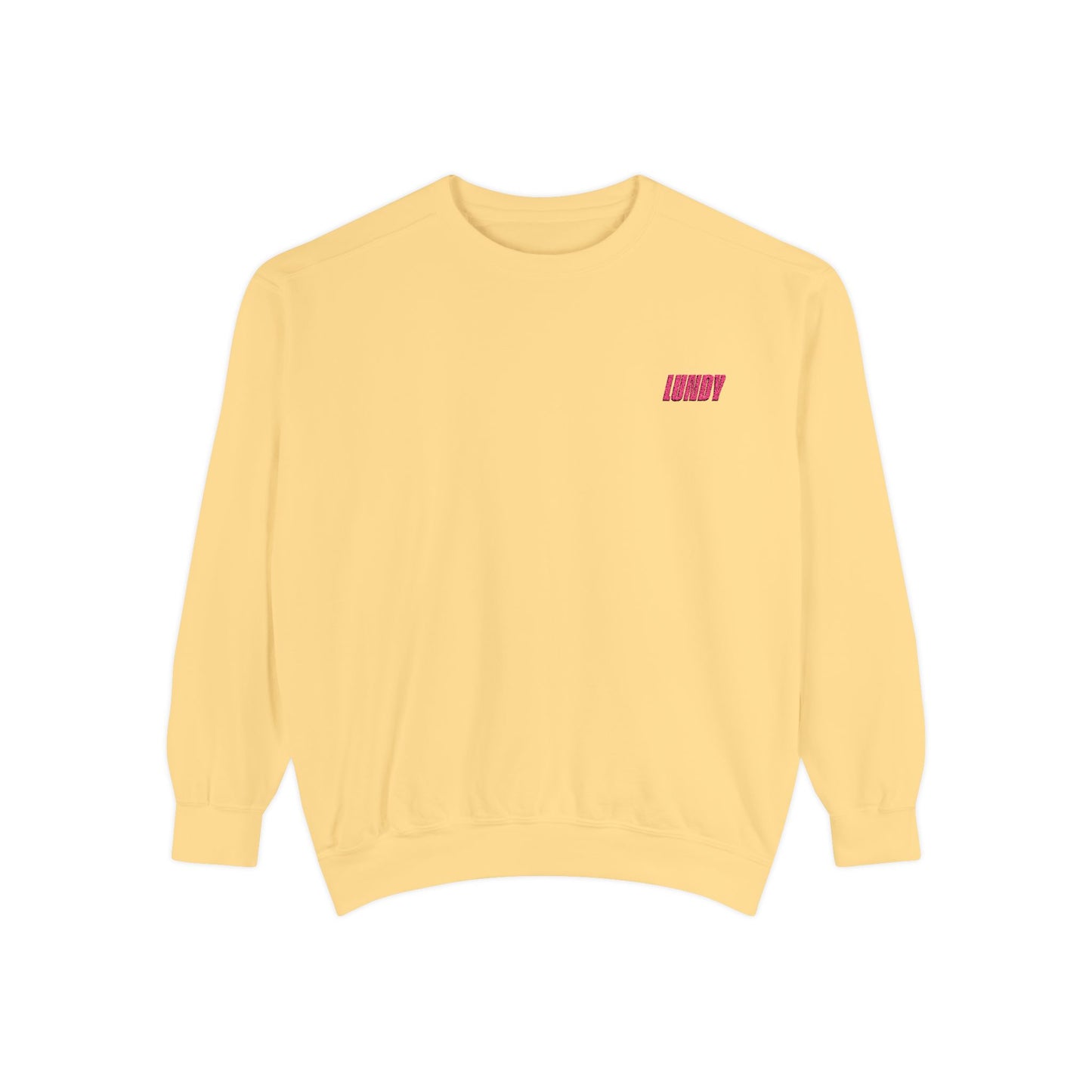 Embroidered LUNDY Minimal Crewneck Sweatshirt