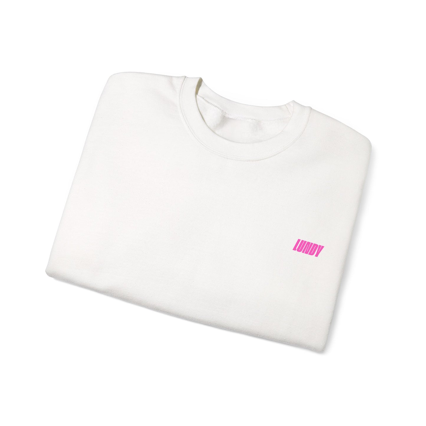 Crewneck Sweatshirt — Pink Retro Girl Graphic “F**k Normal I Want Magic” -md