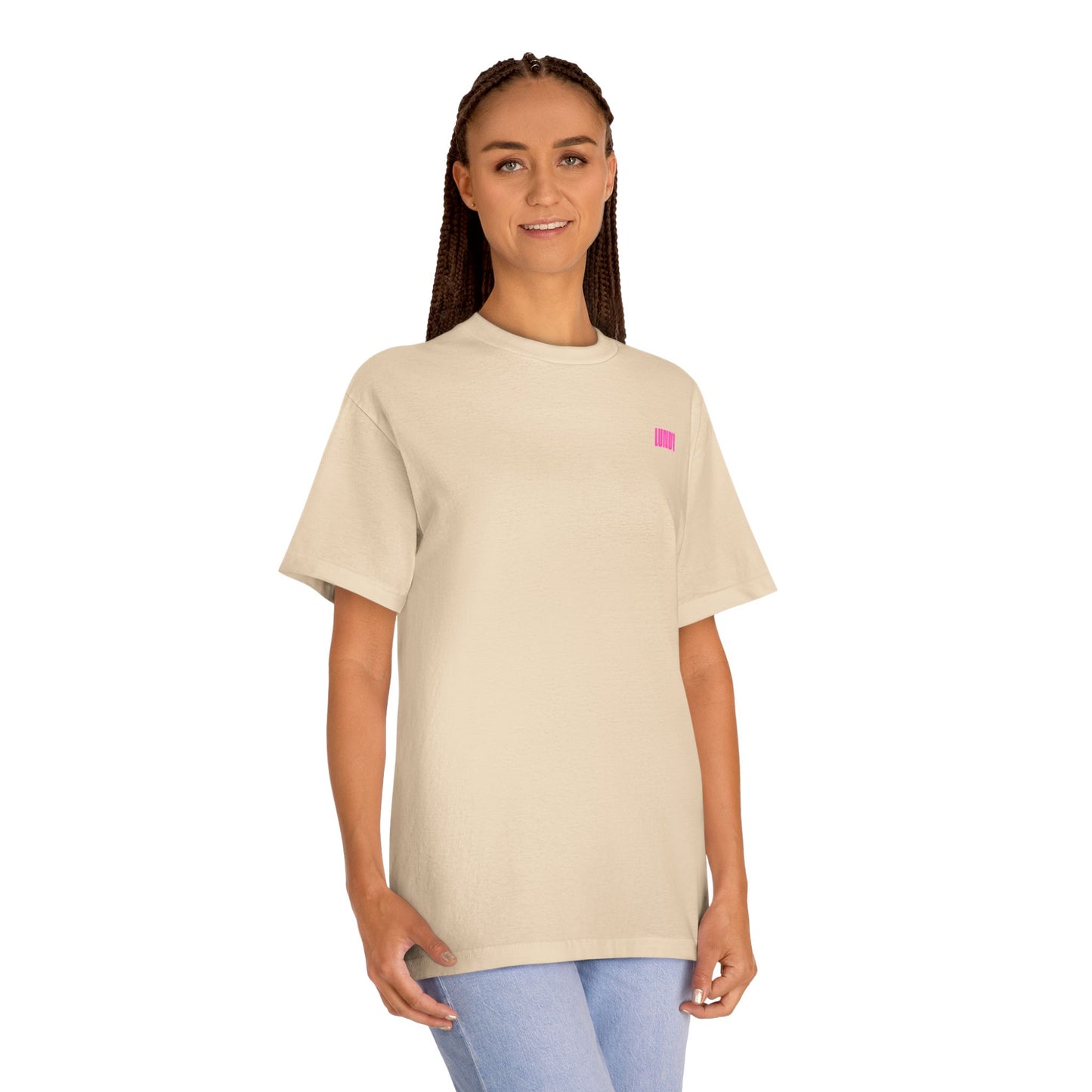 American Apparel Tee — "Fuck Normal, I Want Magic" Pink Vaporwave T-Shirt