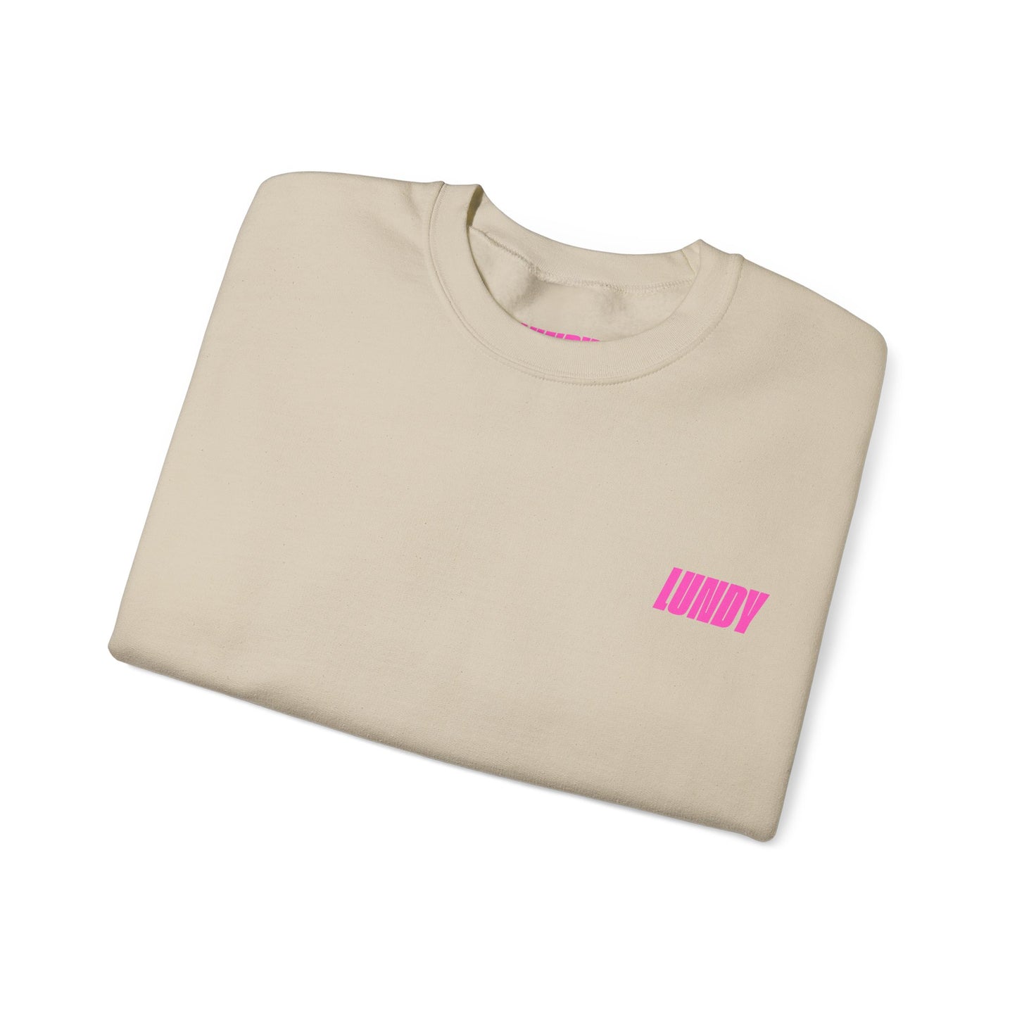 Crewneck Sweatshirt — Pink Retro Girl Graphic “F**k Normal I Want Magic” -md