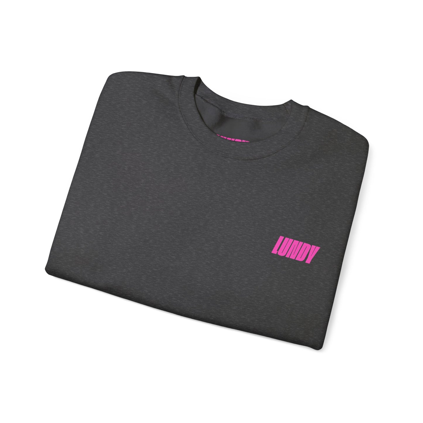Crewneck Sweatshirt — Pink Retro Girl Graphic “F**k Normal I Want Magic” -md