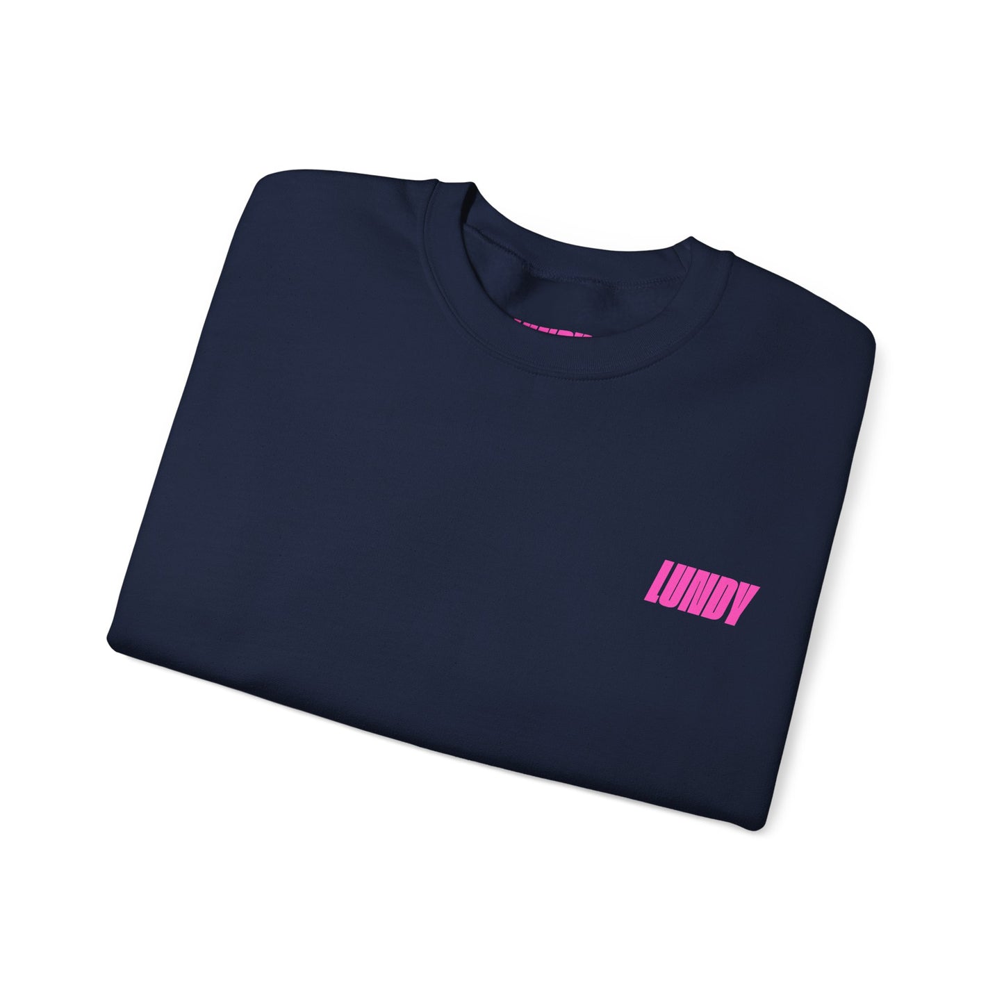 Crewneck Sweatshirt — Pink Retro Girl Graphic “F**k Normal I Want Magic” -md